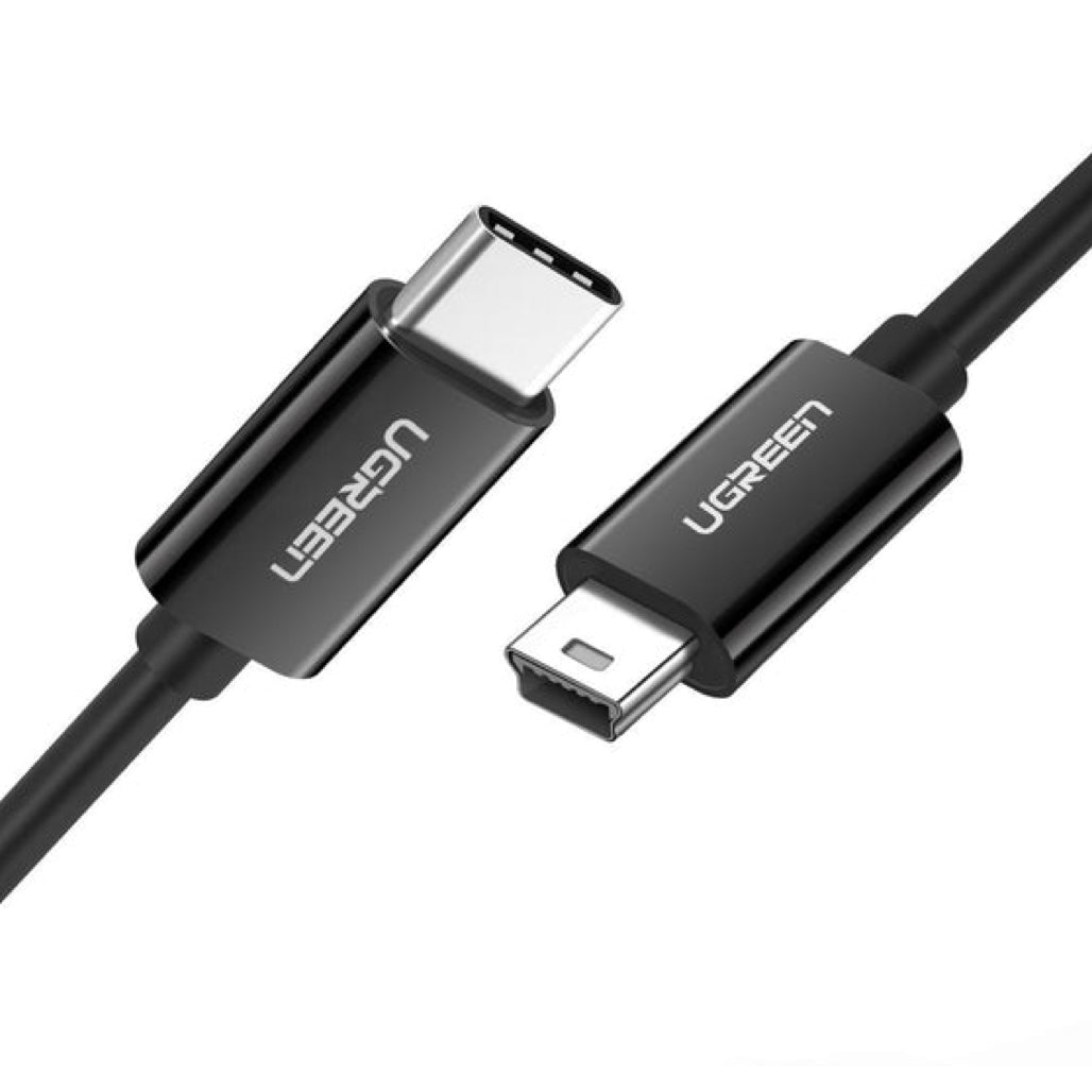 A Photo Of Ugreen USB-C To Mini USB Cable – 1m | US242