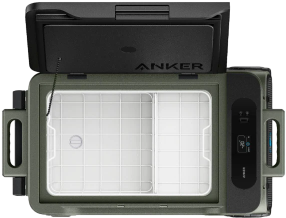 A Photo Of Anker EverFrost Portable Cooler 40 with 299Wh Battery(New), Powered by AC/DC or Solar