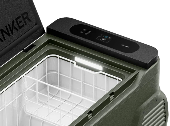 A Photo Of Anker EverFrost Portable Cooler 40 with 299Wh Battery(New), Powered by AC/DC or Solar