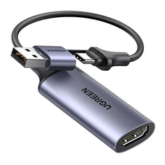 A Photo Of Ugreen Video Capture Card 4K HDMI to USB-A/USB-C  | CM489