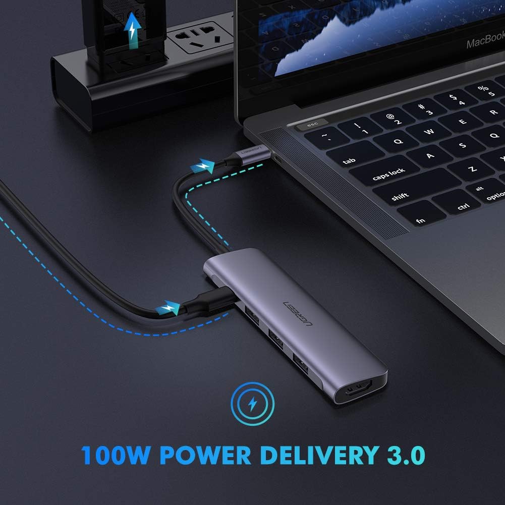 A Photo Of Ugreen 5-in-1 USB C Hub with 4K HDMI | CM136