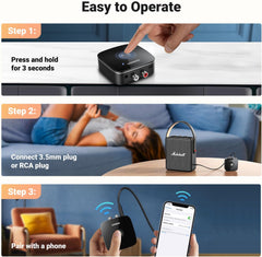 A Photo Of Ugreen Wireless Bluetooth Audio Receiver 5.1 with 3.5mm and 2RCA Adapter | CM106