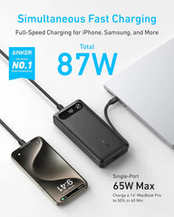 A Photo Of Anker Power Bank 20K 65W Black | AN.A1383H11.BK