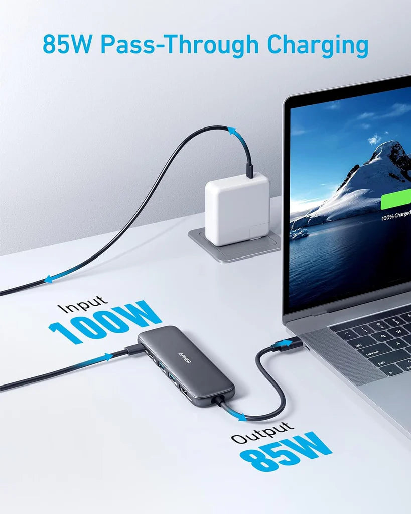 A Photo Of Anker Powerexpand+ 332 Usb-C Hub 5-In-1 | AN.A8355H11.BK