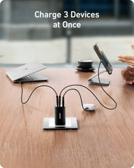 A Photo Of Anker 735 Charger Nano 3-Port 65W Black