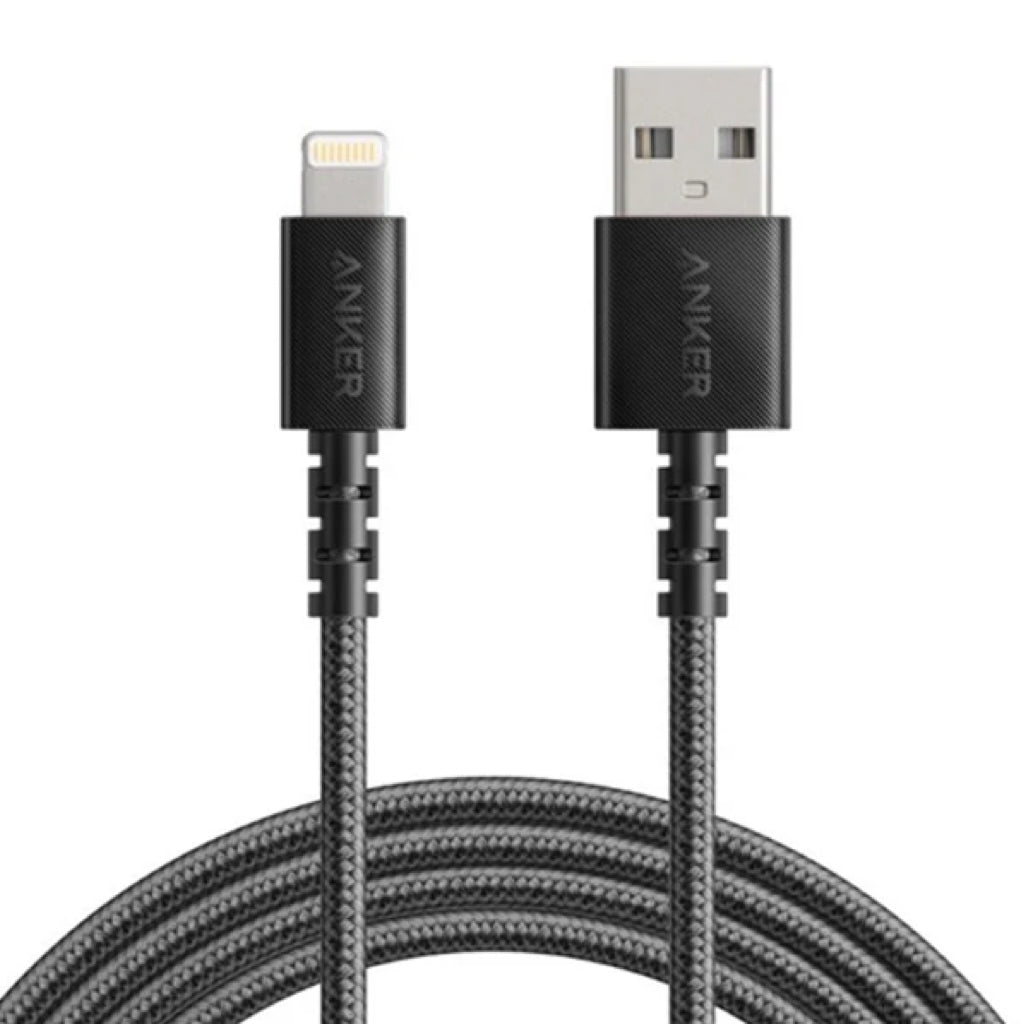 A Photo Of Anker Powerline Select+ Usb Cable With Lightning Connector 6ft | AN.A8013H12.BK