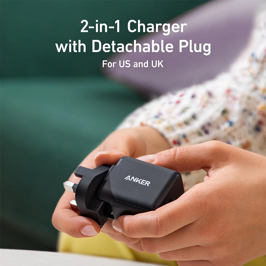 A Photo Of Anker 312 Charger 25W - Black