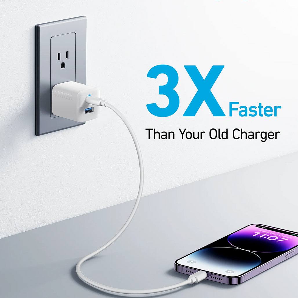 A Photo Of Anker 323 Charger 33W - White