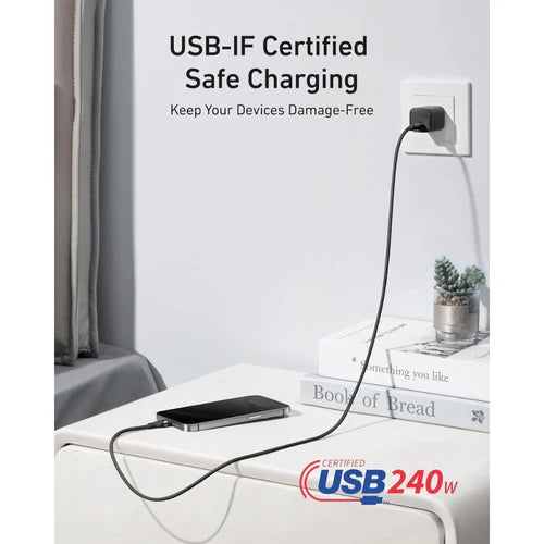 A Photo Of Anker 240W USB-C to USB-C PD Fast Charging Cable