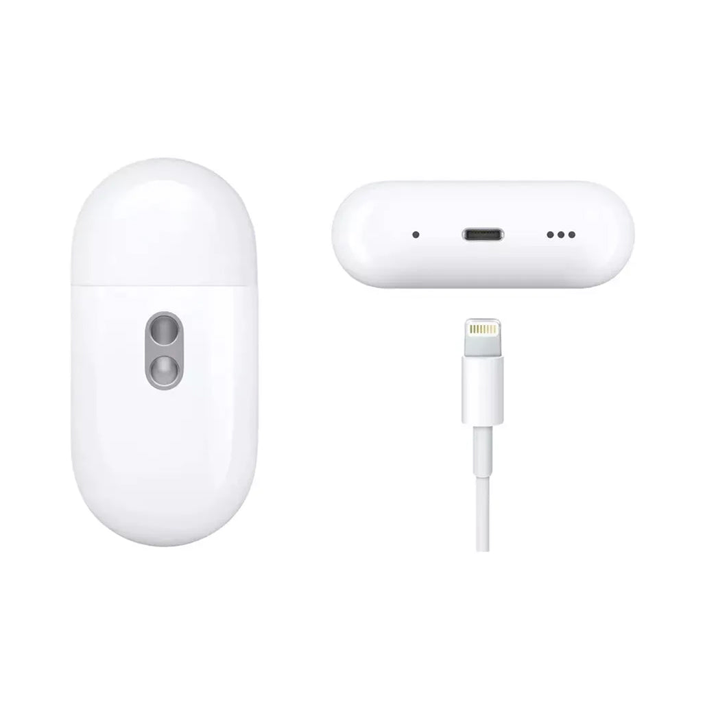 A Photo Of Apple AirPods Pro (2nd Generation) with H2 Chip, Active Noise Cancellation, Personalized Spatial Audio, and Up to 30 Hours of Battery Life