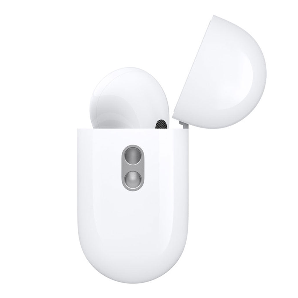 A Photo Of Apple AirPods Pro (2nd Generation) with H2 Chip, Active Noise Cancellation, Personalized Spatial Audio, and Up to 30 Hours of Battery Life