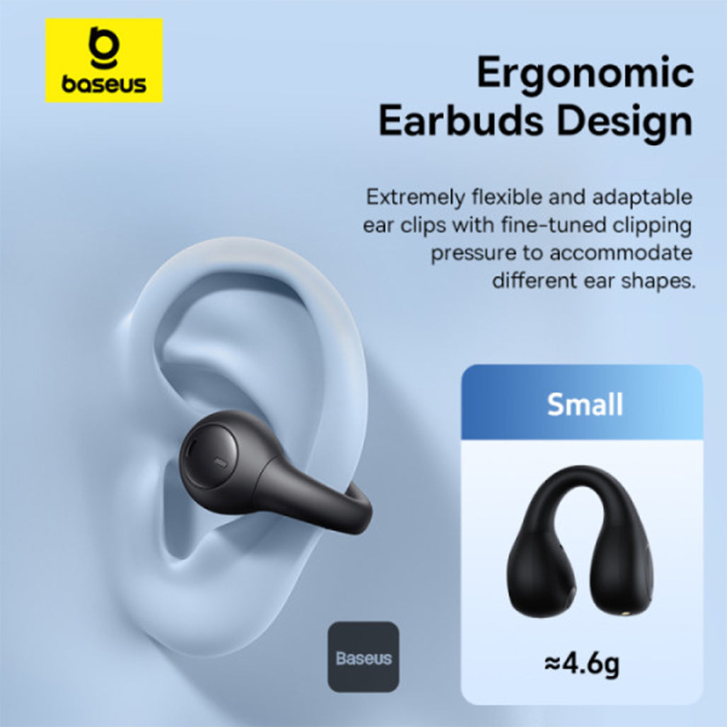 A Photo Of Baseus AirGo AS01 Open - Ear Clip On Wireless Earbuds