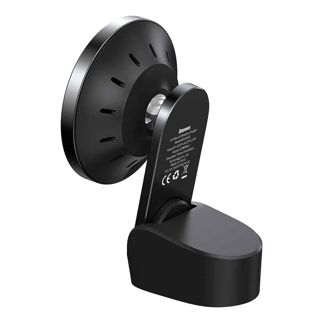 A Photo Of Baseus Big Energy Car Mount Wireless Charger - Black