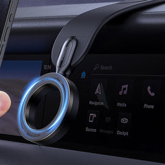 A Photo Of Baseus C02 Go Magnetic Car Phone Holder - 360° Rotatable - Bendable Car Mount