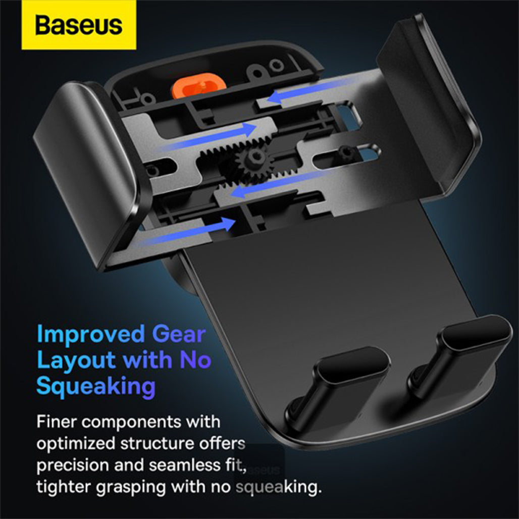 A Photo Of Baseus Easy Control Pro Clamp Car Mount Holder (A Set) - Black