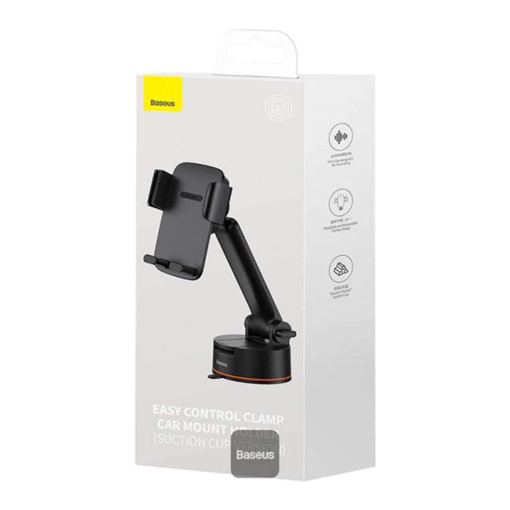 A Photo Of Baseus Easy Control Pro Clamp Car Mount Holder (A Set) - Black