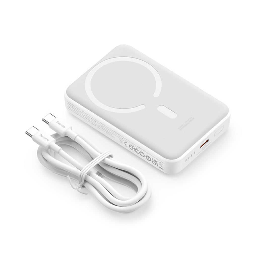 A Photo Of Baseus Magnetic Mini Power Bank - 10000mAh 30W with Wireless Charging MagSafe