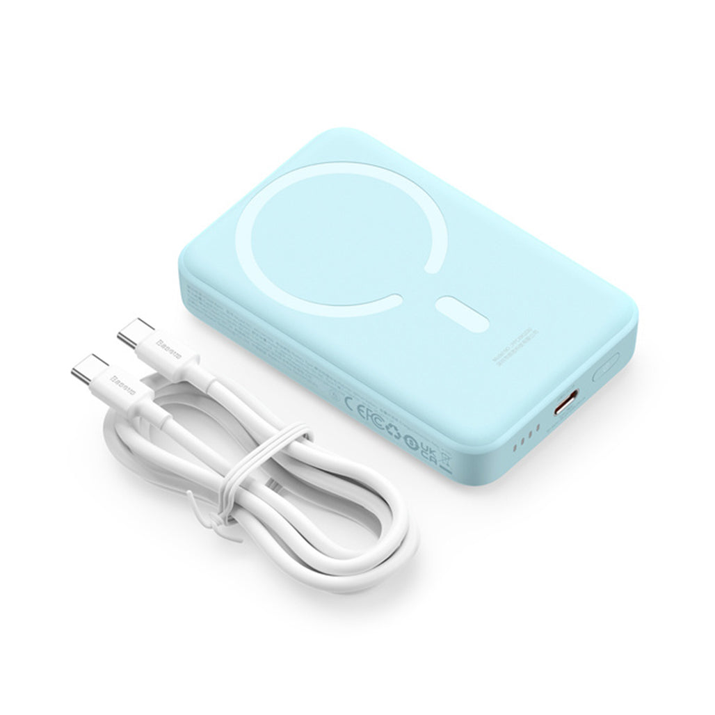 A Photo Of Baseus Magnetic Mini Power Bank - 10000mAh 30W with Wireless Charging MagSafe