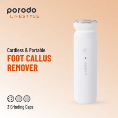 A Photo Of Porodo Lifestyle Cordless & Portable Foot Callus Remover | PD-LSMFCR