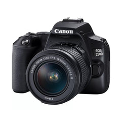 A Photo Of Canon EOS 250D DSLR Camera with EF-S 18-55mm DC III Lens Kit - 24.1MP, 4K UHD Video, Vari-Angle Touchscreen, Wi-Fi & Bluetooth Enabled