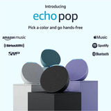 Echo Pop Full Sound Compact Smart Speaker With Alexa - White