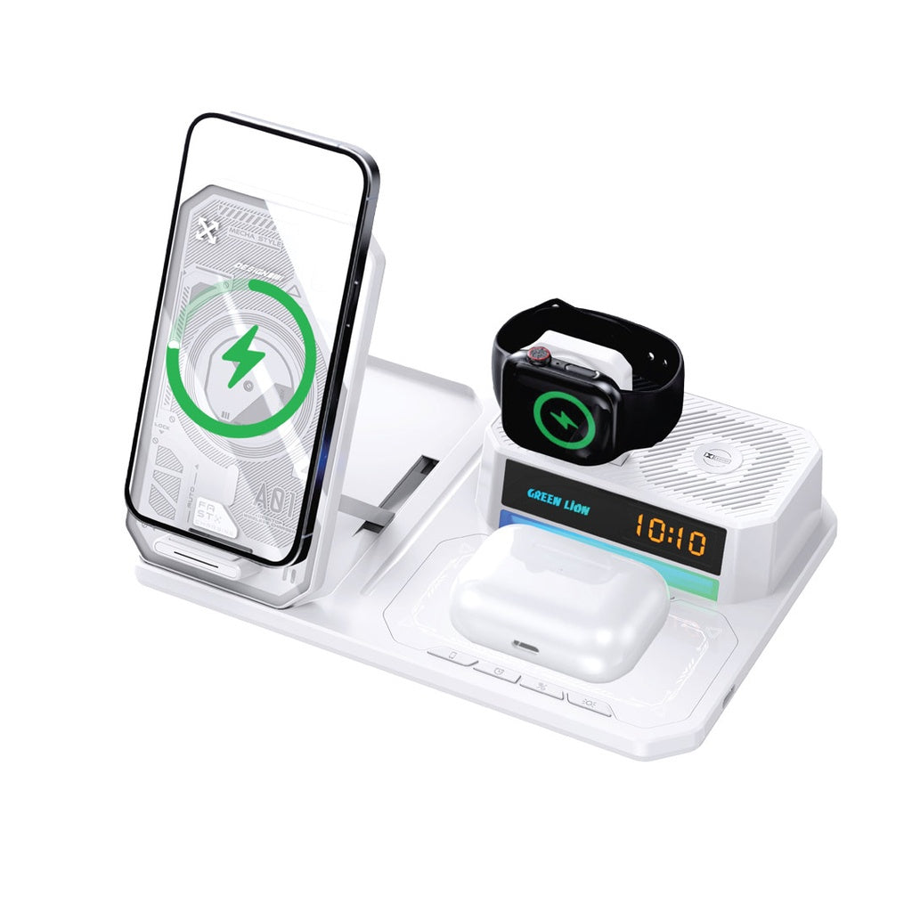 A Photo Of Green Lion 6 in 1 Multifunctional Wireless Charger