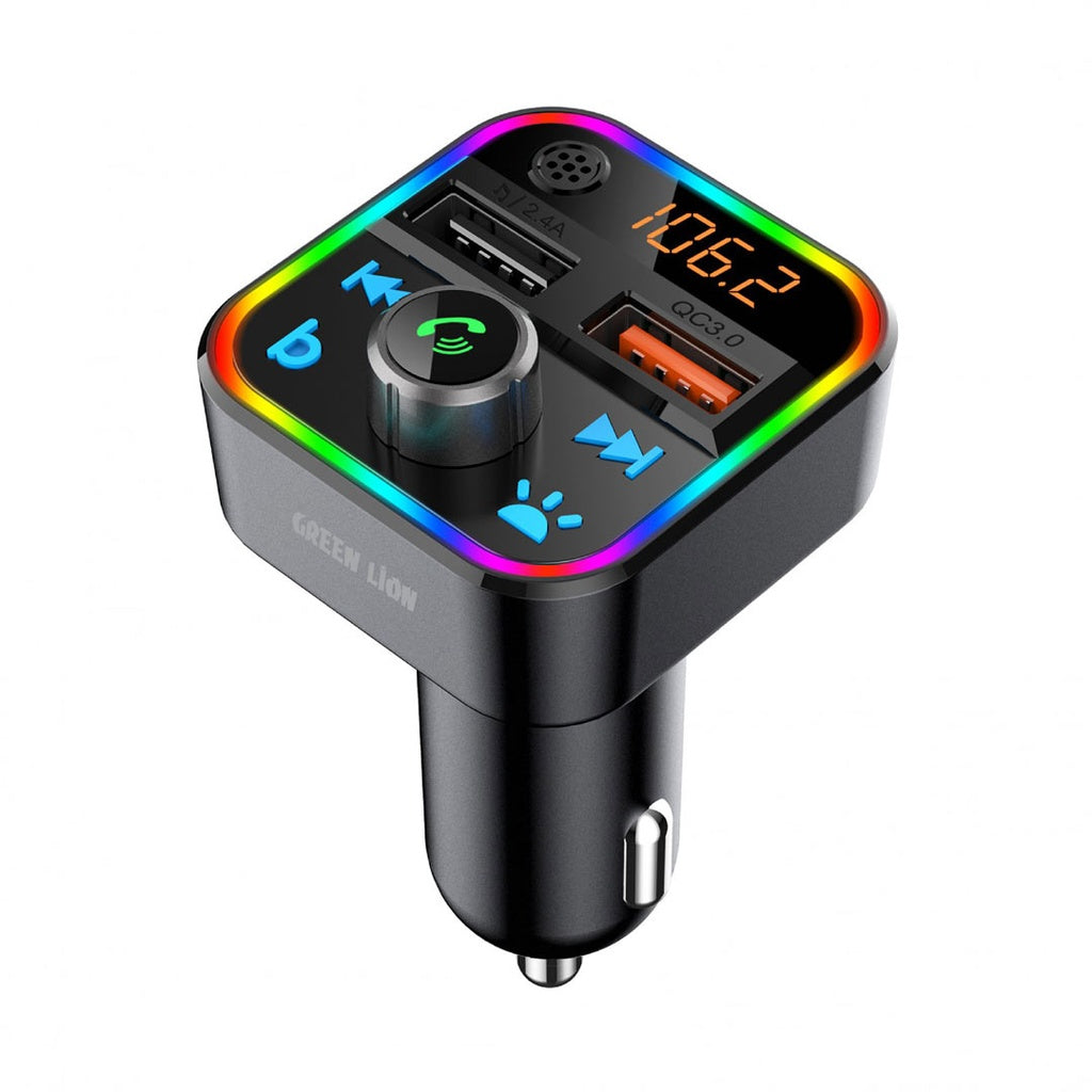 A Photo Of Green Lion Car FM Transmitter Kit | GNCARTRKITBK