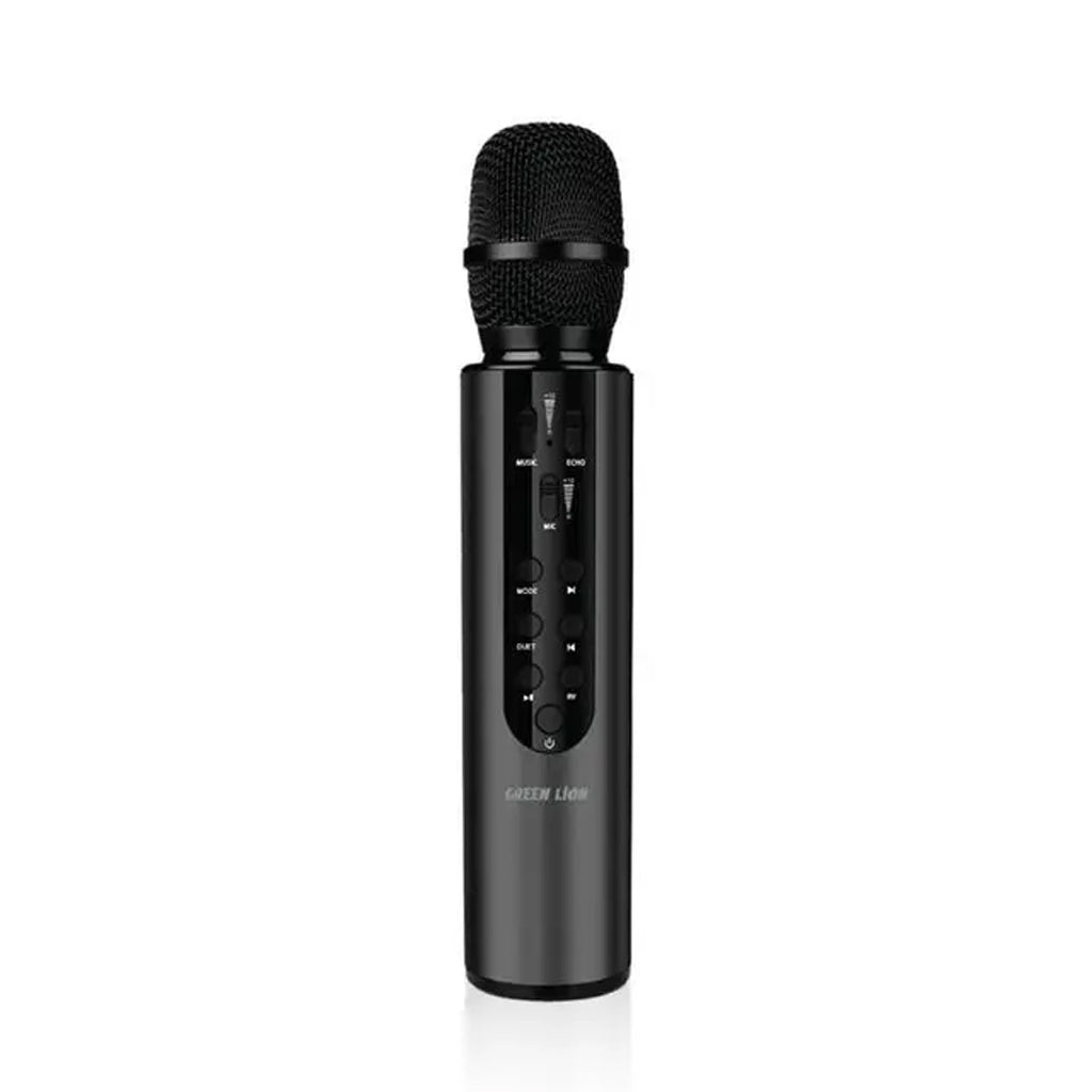 A Photo Of Green Lion Karaoke Microphone - Black | GNKRKM6MICBK