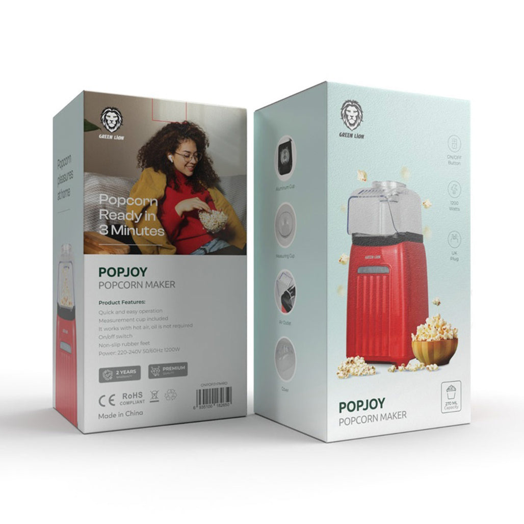 A Photo Of Green Lion PopJoy Pop Corn Maker 1200W 270ML | GNPOPJYPMRD