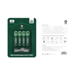 A Photo Of Green Lion Rechargable Battery AA | GNRGBAA