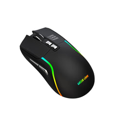 A Photo Of Green Lion Rechargeable Gaming Mouse - Black | GNRM5RGMSEBK