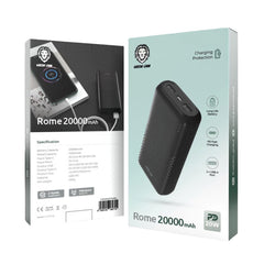 A Photo Of Green Lion Rome PD20W 10000 mAh Power Bank | GNRME10KPD2BK