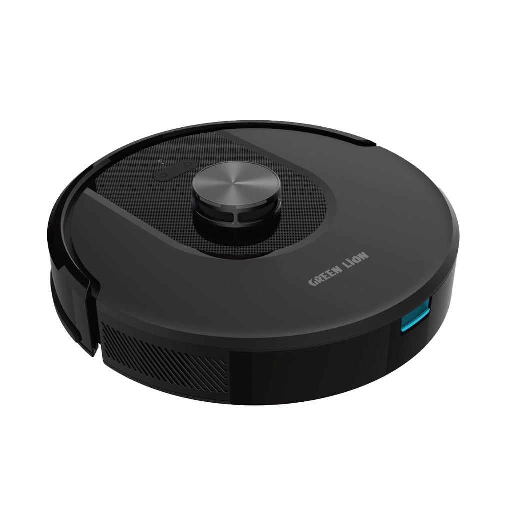 A Photo Of Green Lion Smart Robot Vacuum Cleaner - Black | GNSMRVACMBK