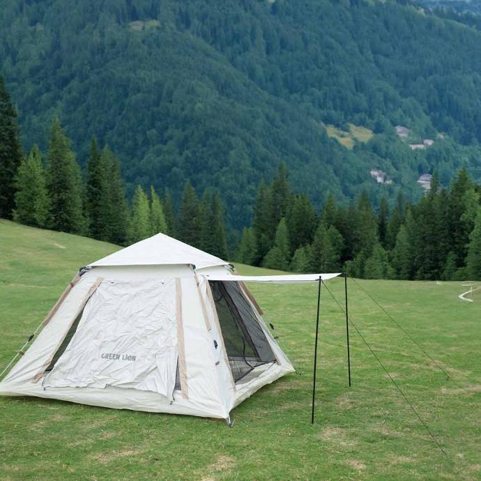 A Photo Of Green Lion GT-6 Camping Tent - Beige | GNTNTGT6BG