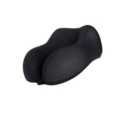 A Photo Of Green Lion Memory Foam Neck Pillow - Black | GNMEFMNECKBK