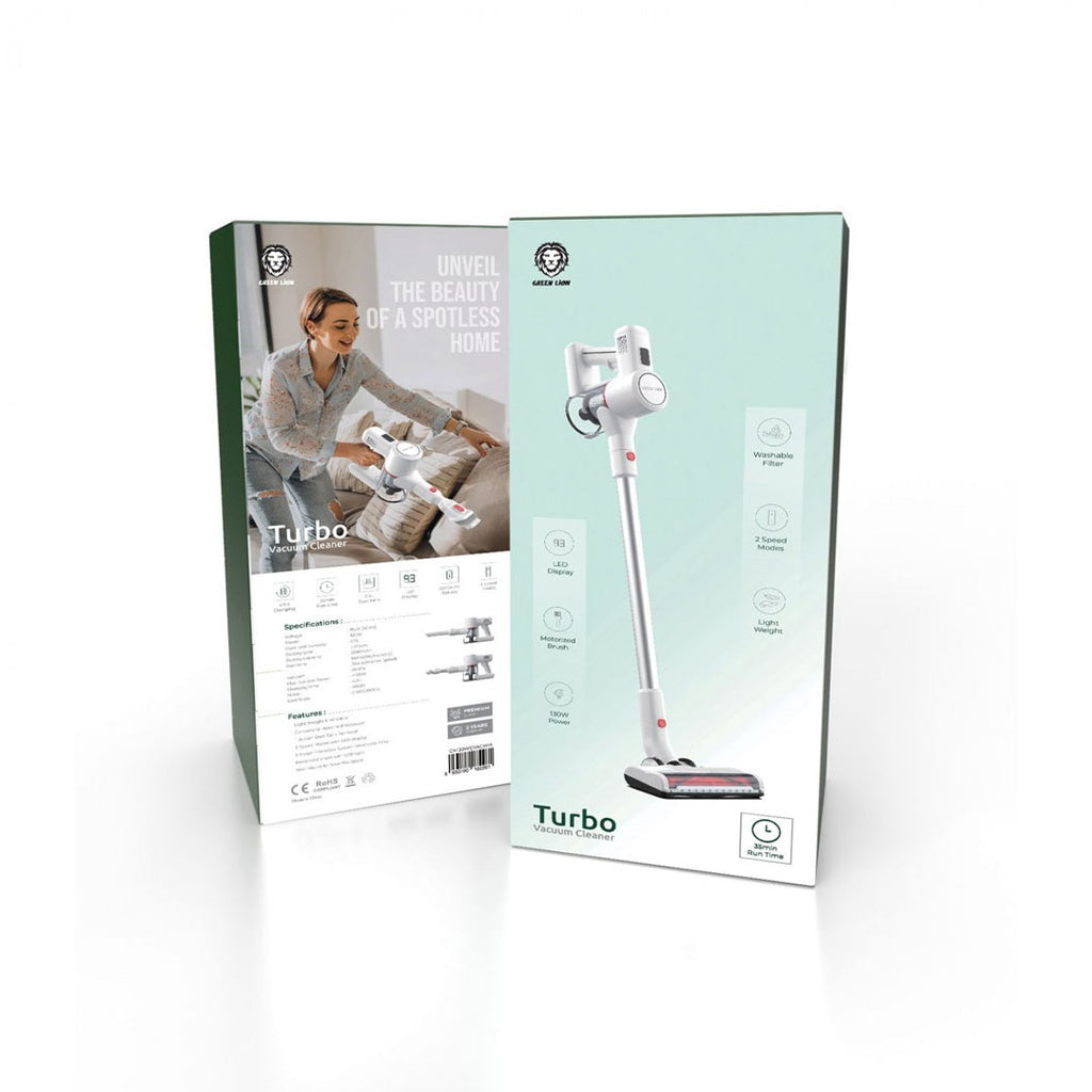 A Photo Of Green Lion Turbo Vacuum Cleaner - White | GN130WCVACWH