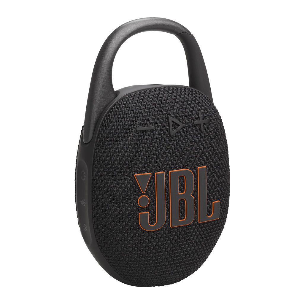 A Photo Of JBL Clip 5 Ultra-Portable Bluetooth Speaker with JBL Pro Sound, 12-Hour Playtime, IP67 Waterproof & Dustproof, Redesigned Carabiner