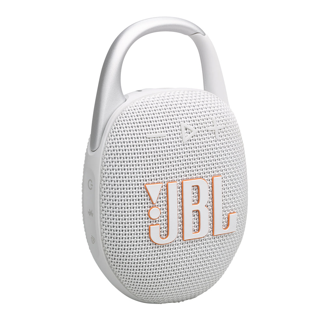 A Photo Of JBL Clip 5 Ultra-Portable Bluetooth Speaker with JBL Pro Sound, 12-Hour Playtime, IP67 Waterproof & Dustproof, Redesigned Carabiner