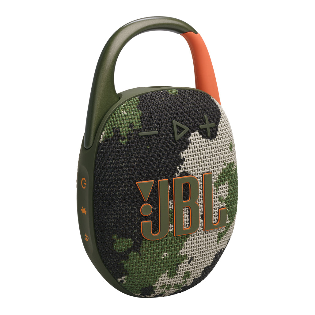 A Photo Of JBL Clip 5 Ultra-Portable Bluetooth Speaker with JBL Pro Sound, 12-Hour Playtime, IP67 Waterproof & Dustproof, Redesigned Carabiner