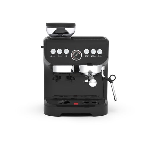 A Photo Of Lepresso Espresso Coffee Maker with Bean Grinder - Black | LECMBGBK