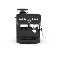 A Photo Of Lepresso Espresso Coffee Maker with Bean Grinder - Black | LECMBGBK