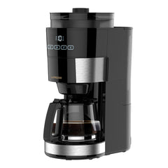 A Photo Of LePresso 1.2L 10-Cup Coffee Machine with Integrated Grinder & Warming Base – Black, BS Plug