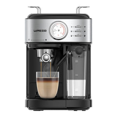 A Photo Of LePresso 20 Bar Espresso Machine with Capsule Filter & Milk Frother – 1050-1250W Black