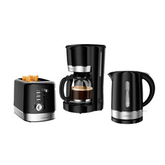 A Photo Of LePresso Breakfast Set Toaster, Kettle and Drip Coffee Maker - Black | LPCFFM0009-BK