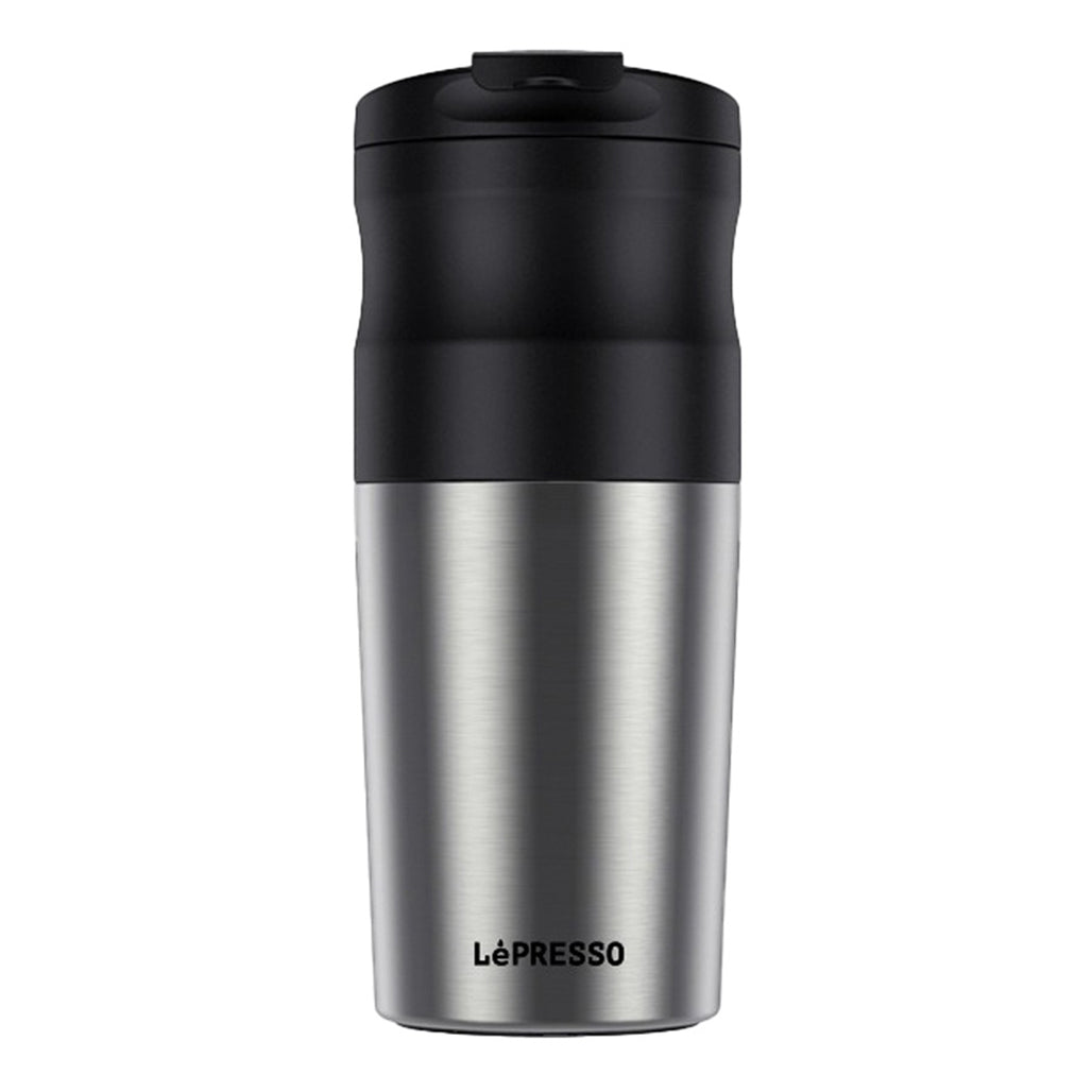 A Photo Of LePresso Portable Burr Grinder Coffee Maker with 400ml Travel Mug – Adjustable Grind Size & Quick Recharge