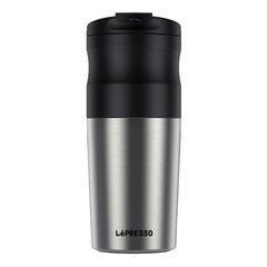 A Photo Of LePresso Portable Burr Grinder Coffee Maker with 400ml Travel Mug – Adjustable Grind Size & Quick Recharge