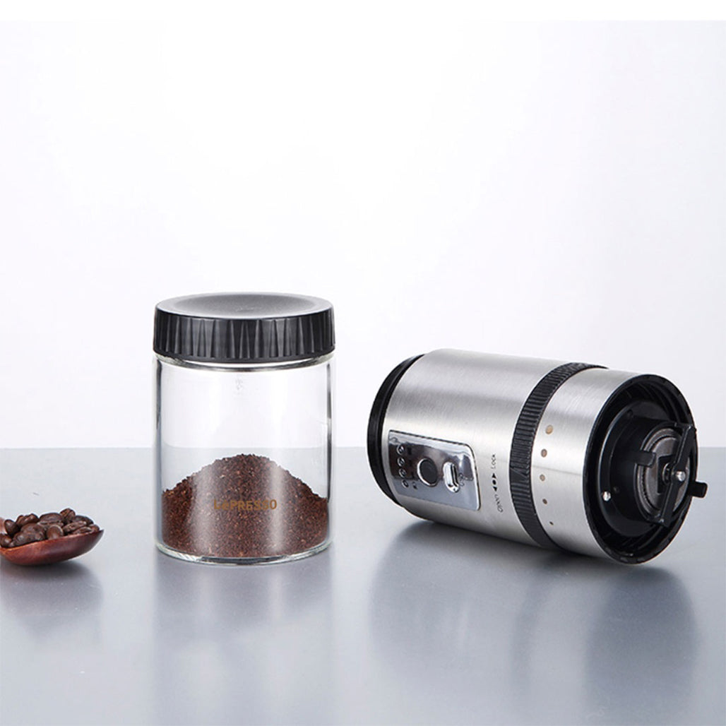 A Photo Of LePresso Ceramic Burr Automatic Coffee Grinder | LPMCGS