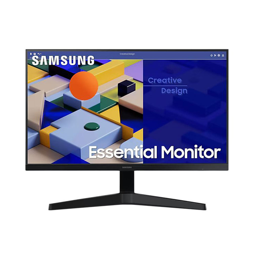 A Photo Of Samsung LS24C310EAMXZN 24-inch IPS Essential Monitor - Full HD, 75Hz Refresh Rate, Eye Saver Mode, FreeSync