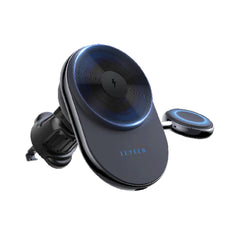 A Photo Of Levelo Siena 2 In 1 Wireless Car Charger | LVLS21WCBK