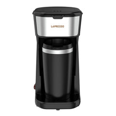 A Photo Of LePresso Coffee Maker with 450W Travel Mug – 400ml Portable Instant Brewer | LPCMTMBK